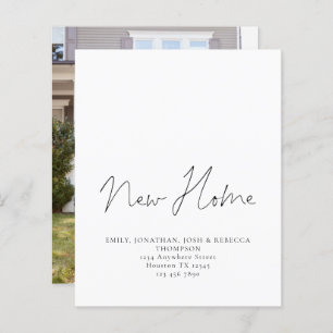 Budget minimalist Script Nieuw thuisadres