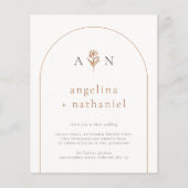 Budget minimalist Terracotta Arch & Photo Wedding (Voorkant)