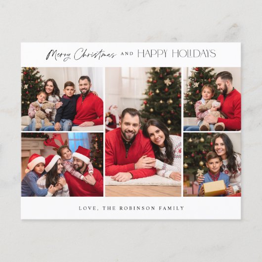 Budget minimalist Vijf foto's met pretentieuze ker Flyer (Voorkant)