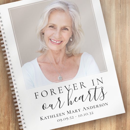 BUDGET Minimaliste funéraire Livre d'or