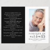 Budget minimalistisch begrafenisprogramma van 4 pa (Voorkant)