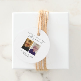 Budget, minimalistisch deze kinderen gaan trouwen bedankjes labels