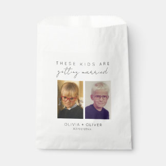 Budget, minimalistisch deze kinderen gaan trouwen bedankzakje