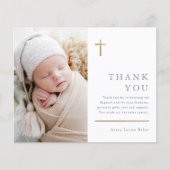 Budget minimalistisch foto-baptisme Hartelijk dank (Voorkant)