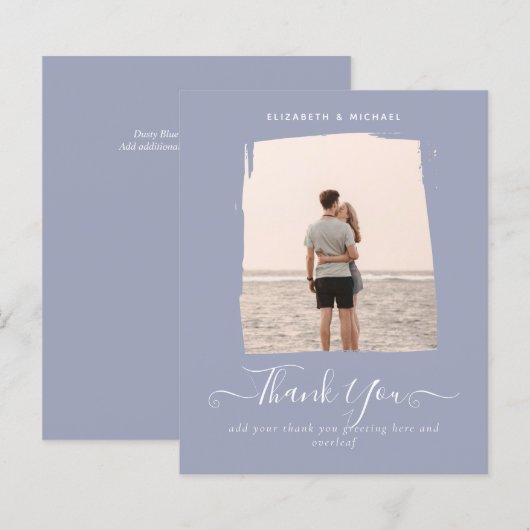 BUDGET Minimalistisch FOTO DANK JULLIE  Stof Blauw (Voorkant / Achterkant)