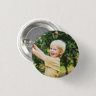 Budget Minimalistische Eenvoudige Foto Pin, Geen T Ronde Button 3,2 Cm
