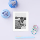 Budget minimalistische foto Hartelijk dank Flyer (Enkel)