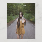 Budget minimalistische foto Ze deed het Afstuderen (Achterkant)