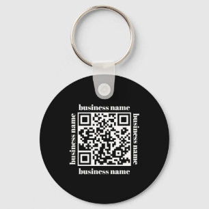 budget minimalistische QR-code zakelijke sleutelha Sleutelhanger