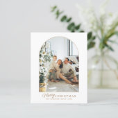 BUDGET Minimalistische rustieke boog foto Kerstmis (Staand voorkant)