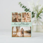 Budget Mint Green Foto Collage Weddenschap Harteli (Staand voorkant)