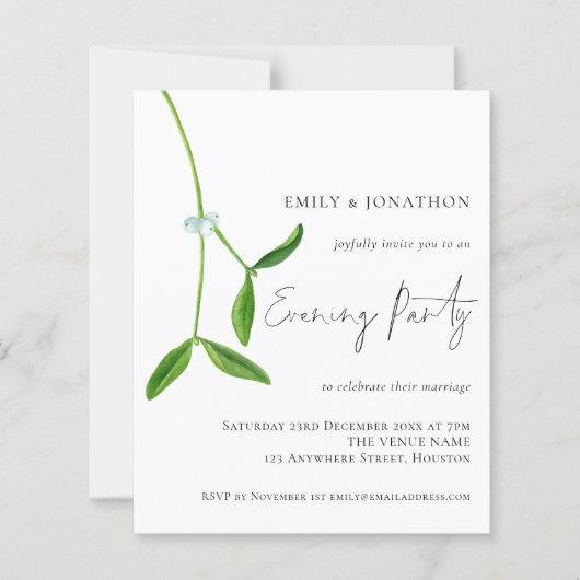 Budget Mistletoe Kerstbruiloft (Voorkant)