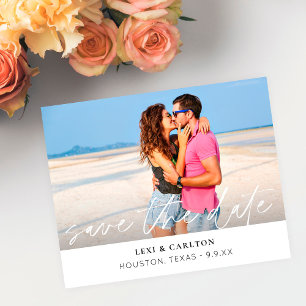 Budget MOD Foto & Calligrafie 4 W Save the Date Flyer