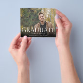 Budget Mod Foto Graduation Party Flyer (Hand)