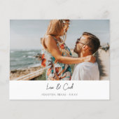 Budget MOD Para Foto Horizontale Save the Date (Voorkant)