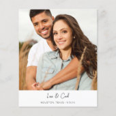 Budget MOD Para Foto Verticaal sparen de Datum Flyer (Voorkant)