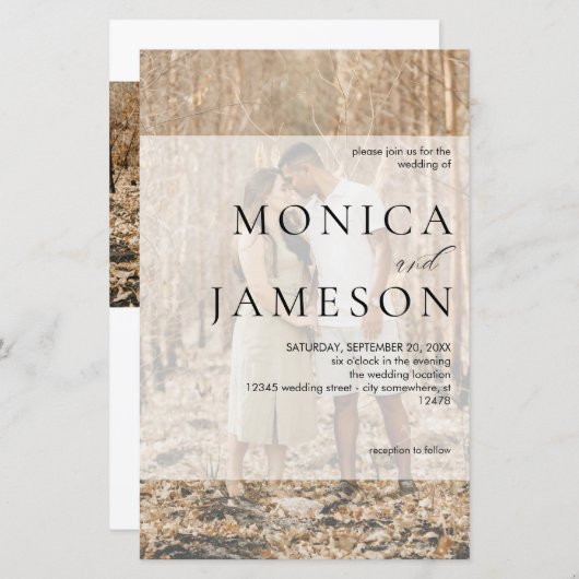 Budget Modern Duo 2 LG Foto Huwelijk (Voorkant / Achterkant)