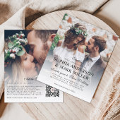 Budget Modern Elegant 2 Uitnodiging tot het trekke