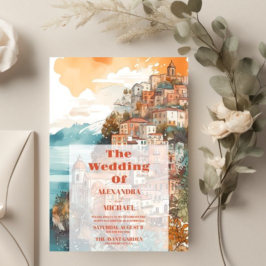 Budget Modern Elegant Italië Bestemming Bruiloft