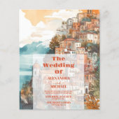Budget Modern Elegant Italië Bestemming Bruiloft (Voorkant)