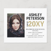 Budget Modern Foto Afstuderen Aankondiging (Voorkant)