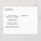 Budget Modern Fotogradatie Briefkaart (Achterkant)