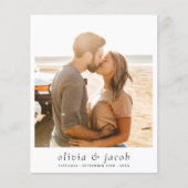 Budget Modern & Minimalist Elegant Photo Wedding (Voorkant)