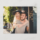 Budget Modern minimalist Two Photo Simple Wedding (Achterkant)