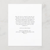 Budget Modern Photo Overlay Christmas Kaart (Achterkant)