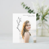 Budget Modern Trendy Fotoafstudeerfeest (Staand voorkant)