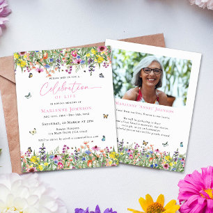 Budget Modern Viering van het leven Floral Memoria