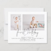 Budget Moderne 2 Fotoscript eerste verjaardag (Voorkant)