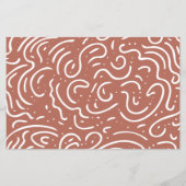 Budget moderne Arches Terracotta Photo Carte de va (Dos)