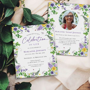 Budget Moderne Bloemen Viering van het Leven Begra