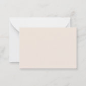 Budget moderne Boho Floral Fleur sauvage carte RSV (Dos)