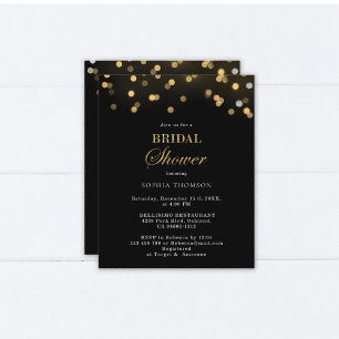 Budget Moderne brochure voor zwart-wit en Gold Vri