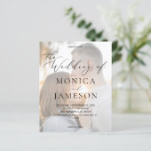 Budget Moderne Calligrafie V2 Fotobruiloft (Staand voorkant)