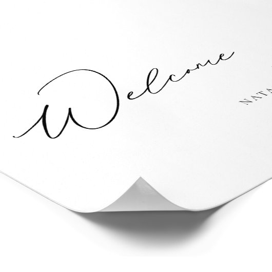 Budget Moderne Élégant Script Mariage Affiche de b (Coin)