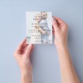 Budget Moderne Foto 5 Vertical Wedding Flyer (Hand)