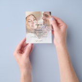 Budget Moderne Foto 7 Vertical Wedding Flyer (Hand)