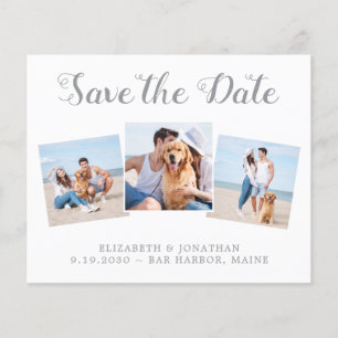 Budget Moderne Foto Collage bespaart de datum