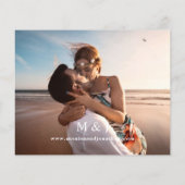 Budget Moderne Foto Horizontal 2 Wedding Flyer (Achterkant)