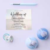 Budget Moderne Foto Horizontal 2 Wedding Flyer (Enkel)