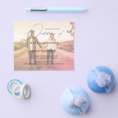 Budget Moderne Foto Horizontal 4 Effect Wedding Flyer (Enkel)