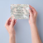 Budget Moderne Foto Horizontal Wedding Flyer (Hand)