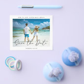 Budget Moderne foto Save the Date Flyer (Enkel)