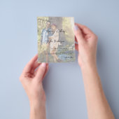 Budget Moderne Foto Vertical 12 Wedding Flyer (Hand)