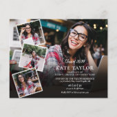 Budget Moderne Fotocollage Afstudeeruitnodiging (Voorkant)