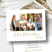 BUDGET Moderne Gold Script Photo Afstudeerder Anno