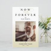 Budget Moderne Gradiënt Minimalist Foto Funeral (Staand voorkant)